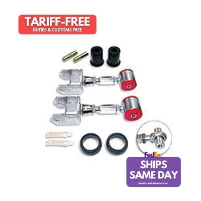 Steeda Autosports 555-4100, 2 Pack Silver Steel Dbl Adj Rear Upper Cntrl Arms Fi Foto 1 de 4