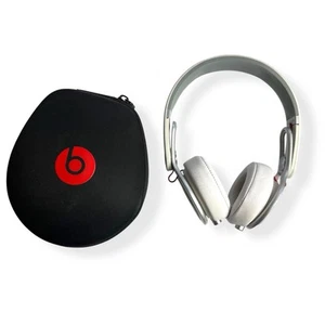 Beats by Dr. Dre Mixr Mixer On Ear Wired Headphones White TESTED - No Audio Cord - Picture 1 of 10