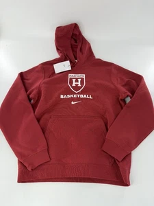 Nike Harvard Basketball Herren Club Fleece Pullover Hoodie Crimson Gr. XL NEU - Bild 1 von 8