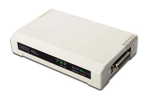 `DIGITUS USB & Parallel Print Server, 3-portowy 2x USB` ACC NOWY - Zdjęcie 1 z 3