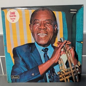 LOUIS ARMSTRONG - LOUIS' GREAT HITS 1974 UK REISSUE VINYL LP BRBS 5001 VG+/EX - Picture 1 of 9