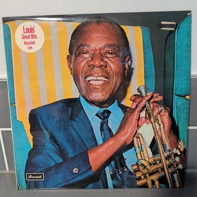 LOUIS ARMSTRONG - LOUIS' GREAT HITS 1974 UK REISSUE VINYL LP BRBS 5001 VG+/EX - Image 1 of 4