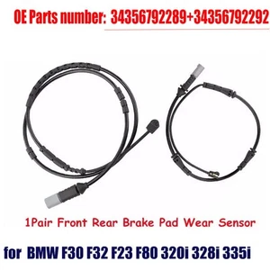 1Pair Front Rear Brake Pad Wear Sensor for BMW F30 F32 F23 F80 320i 328i 335i - Picture 1 of 1