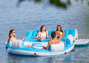 Tumbona inflable Splash N Chill Lake y piscina Intex 56299EP para hasta 7 adultos - Imagen 1 de 1