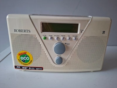 Rádio Duológico Roberts DAB DAB+ RDS Branco - Imagem 1 de 4