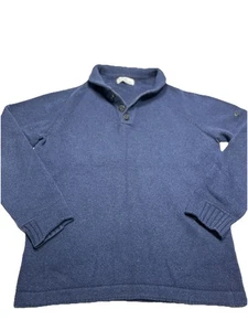 Stone Island Men's Navy Knitted 1/4 Zip Jumper sweater Size S Made in Italy - Picture 1 of 7