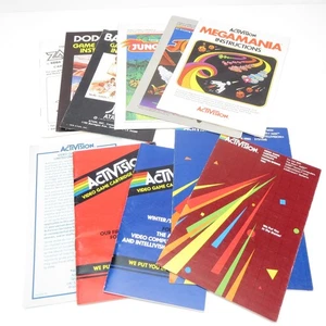 Vintage Atari 2600 Activision Paperwork Lot - Game Manuals / Catalogs - Bild 1 von 12