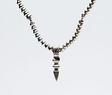 Abstract Modernist Silver Tone Necklace by Danish Designers Dyrberg and Kern 