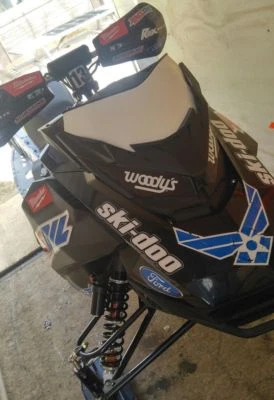 Low White Windshield Fits Ski-Doo Rev Gen 4 600 850 900 ~ 213 Parts - Image 1 of 4