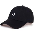 Cute Little Smiley Face Baseball Cap/Hat, Happy Black & White Good Vibes
