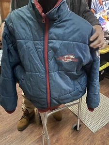 Vintage Colorado Avalanche Pro Player Reversible NHL Puffer Jacket Coat Size XL - Bild 1 von 6