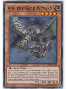 Ancient Gear Wyvern SR03-EN003 SUPER HOLO Holo  Machine Reactor YuGiOh - Picture 1 of 1