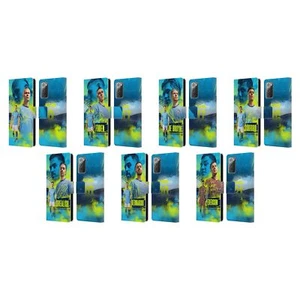 MAN CITY FC 2024/25 FIRST TEAM LEATHER BOOK WALLET CASE FOR SAMSUNG PHONES 2 - Picture 1 of 12