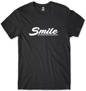 Smile Mens Funny Unisex T-Shirt - Picture 1 of 10