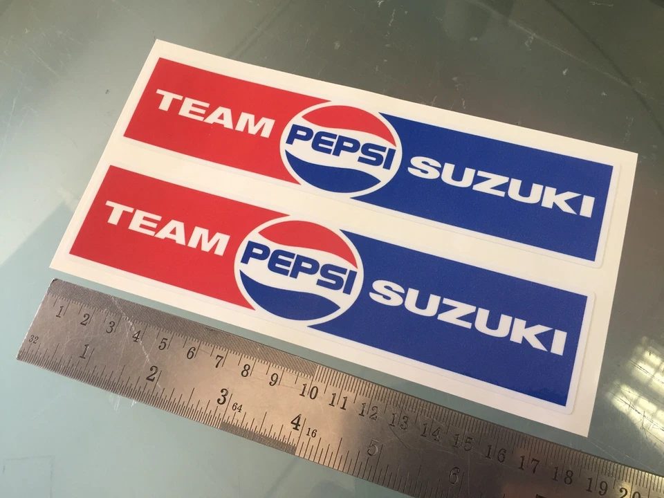 Suzuki Pepsi Team Decals / Stickers for Suzuki GSXR GSXRR Moto GP  - Image 1 of 1