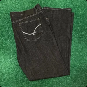 Vintage Y2K Ecko UNLTD Baggy Skater Grunge Jeans Vintage Herren Gr. 42 dunkelschwarz - Bild 1 von 5