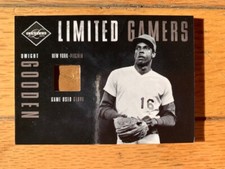 DWIGHT GOODEN g/u GLOVE #20/44 2012 Panini Limited Gamers NY METS