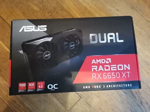 ASUS DUAL Radeon RX 6650 XT OC-Edition AMD Grafikkarte  8 GB - wie NEU - Bild 1 von 2