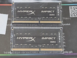 HyperX Impact DDR4 16GB RAM Kit 2X8GB DDR4-2133 SODIMM RAM LAPTOP HX421S13IBK2-1 - Picture 1 of 3