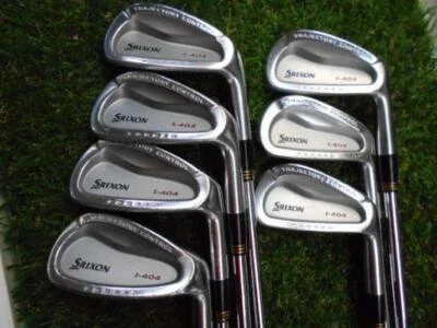 Dunlop SRIXON I-404 Forged 4-PW 7PC NSPRO S-FLEX IRONS SET GOLF CLUBS - Image 1 of 4