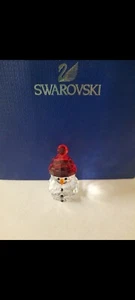 Swarovski Figur "Snowman" Schneemann mit roter Mütze Weihnachten 5223612 - Bild 1 von 1