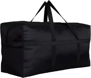 Extra Large Storage Duffle Bag with Zippers and Handles, Big Foldable Duffle Bag - Picture 1 of 9