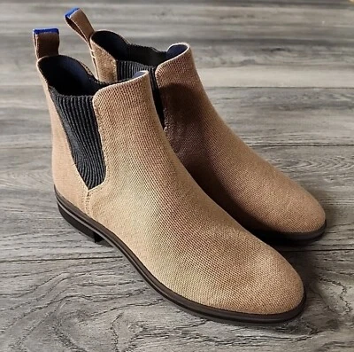 Rothy’s Boots Women 9.5 Brown The Lug Boot Chelsea Utility Pull On - Image 1 of 4