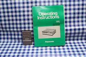 Panasonic NV-688 Operating Instructions & Panasonic VSQ 0305 Remote Control
