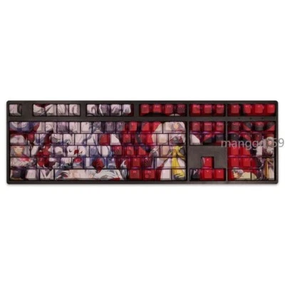 Sesshoumaru Inuyasha 108 Keys Transparent PBT Keycaps Mechanical Keyboard Gift - Image 1 of 4