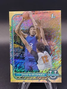 2021-22 Bowman University David McCormack 1st Bowman Gold Shimmer /50 Kansas - Picture 1 of 4