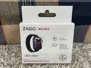 ZAGG Invisible Shield Ultra Clear Screen Protector Apple Watch 7/8/9 (41mm) - Zdjęcie 1 z 4
