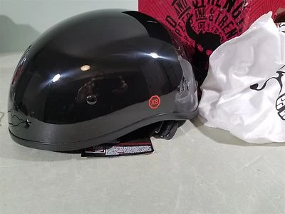 Speed Half Helmet Speed and Strength SS200 光泽黑色 XS 超小 877769 — 第 1/3 张图片