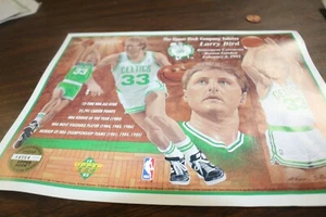 Boston Celtics Larry Bird February 4, 1993 Upper Deck 1 of 25,000 Sheet - Picture 1 of 4