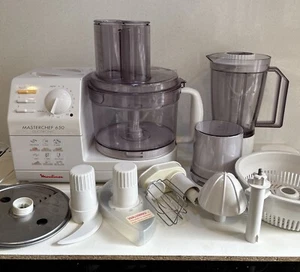 Moulinex MasterChef 650 Food Processor With Attachments Great Condition - Picture 1 of 24