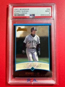 PSA 9 Ichiro 2001 RC Bowman #84 MT From Japan - Picture 1 of 2