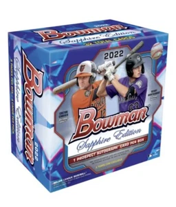 2022 Topps Bowman Zafiro Hobby Box 1 Perspectiva Autógrafo Totalmente Nuevo/Sellado - Imagen 1 de 1