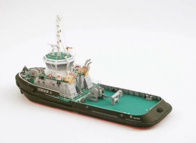 1:100 Scale Poland Centaur II Tug Boat Ship DIY Handcraft PAPER MODEL KIT - Image 1 of 3