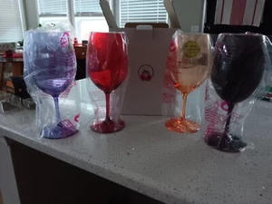 Copas de vino con tallo irrompible, 12 oz - 100 % Tritan, irrompibles (juego de 4) - Imagen 1 de 8