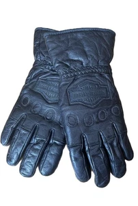 Guantes de montar acolchados de cuero Harley Davidson para mujer - Imagen 1 de 2