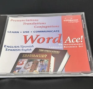 Word Ace : English/Spanish The Indispensable Language Reference Kit CD-ROM, 1996 - Picture 1 of 4