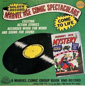 1966 Rare Marvel Age Journey Into Mystery Thor Vinyl Golden Record VG/VG - Picture 1 of 4