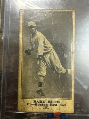 1916 Sporting News - Babe Ruth #151 EXTREMELY RARE!!!  Autographed By Babe Ruth - Image 1 of 4