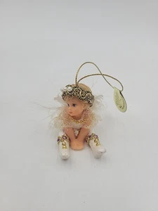 Ashton Drake Reliquia Ángeles de Nieve Adorno de Navidad "Bendición del Amor" - Imagen 1 de 9