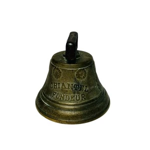 Vintage Brass Bell 1878 Saignelegier Chiantel Fondeur Swiss Cow Goat Horse 3.5" - Picture 1 of 6