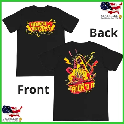 New SALE SALE - Hollywood Rip Ride Rockit Farewell Tour T-Shirt Full Size S-5XL - Image 1 of 2