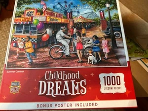 Master Pieces 1000 Teile Puzzle Kindheitsträume "Sommerkarneval" gebraucht - Bild 1 von 6
