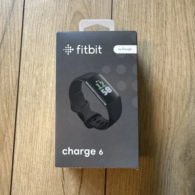 Google Fitbit Charge 6 Smart Watch - Black- sealed box  - Image 1 of 4