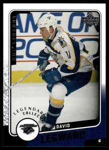 2000-01 Upper Deck Legends Legendary Collection Silver #74 David Legwand/100 - Imagen 1 de 2