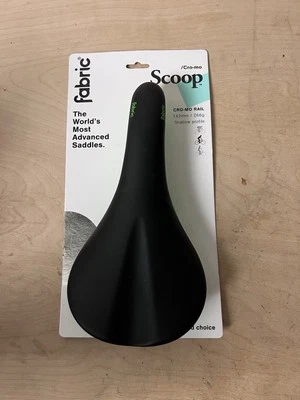 Sillín de rieles Cro-Mo poco profundos Elite de tela MTB bicicleta de carretera negro/verde Foto 1 de 4