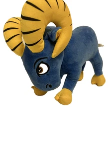 NFL Los Angeles Rams Football Mascot Plush Stuffed Animal 10”x9” - Picture 1 of 9